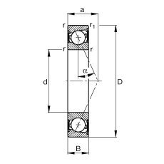 SS B7006-E-2RSD-T-P4S, {Ɍb|  = 25㣬ɂȴܷ⣬ǽ|ƹ