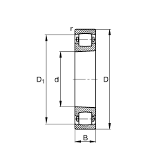 ΝLS 20224-K-MB-C3, (j) DIN 635-1 ˜ʵҪߴ, FףF 1:12